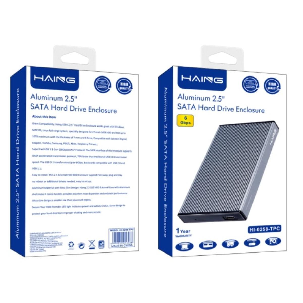 HAING HI-0258-TPC Aluminum 2.5 HAING HI-0258-TPC Aluminum 2.5